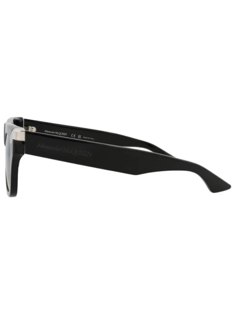New Alexander McQueen Mens Square/Rectangle Black Black Blue Fashion Designer Ey